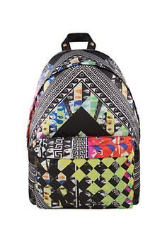 versus versace optical colour print backpack|Versus Versace Men .